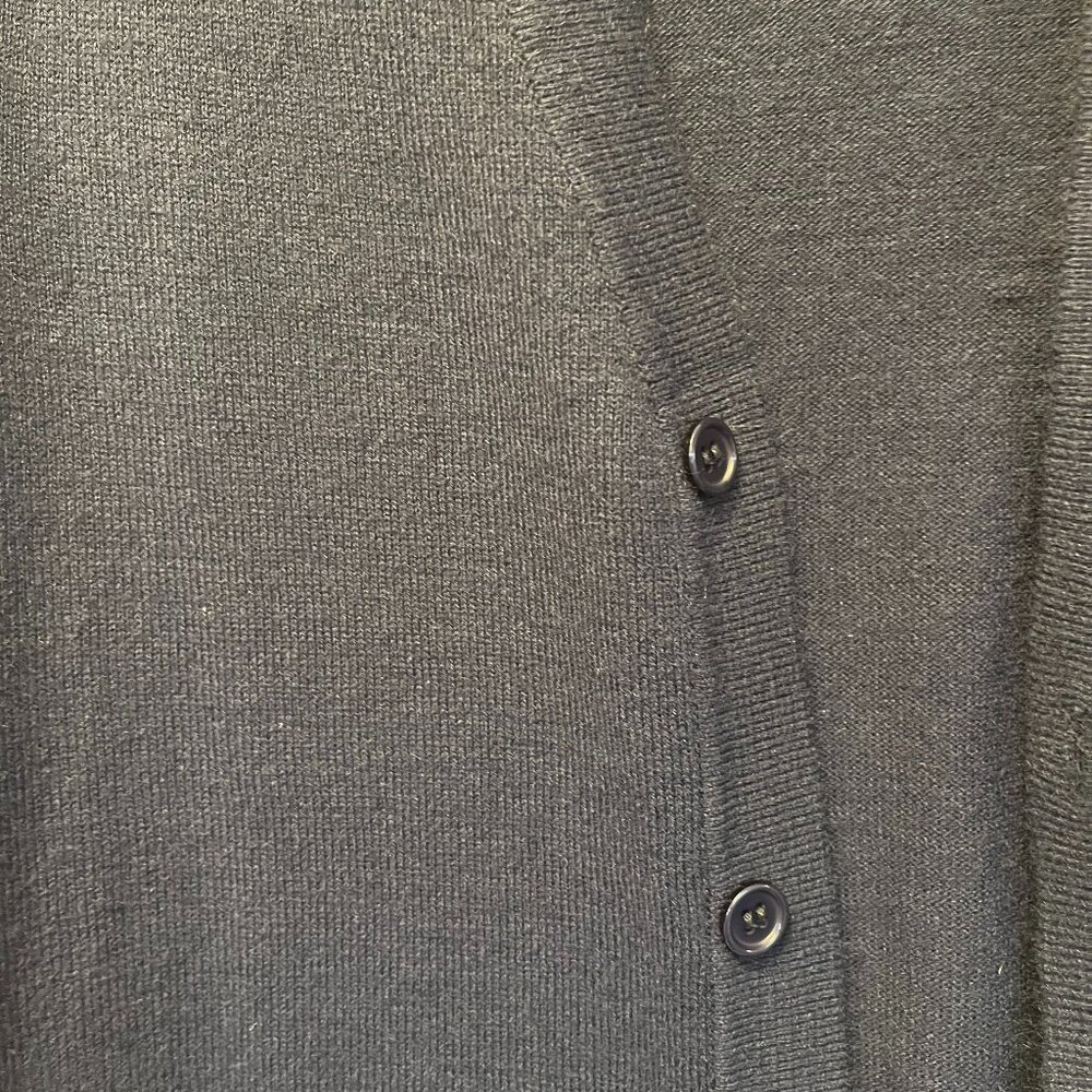 H2H Navy Blue Sleeveless Cardigan M